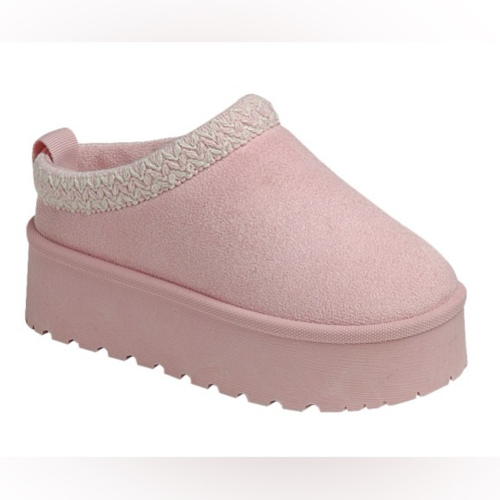 Pink Platform Slip-On Shoes
